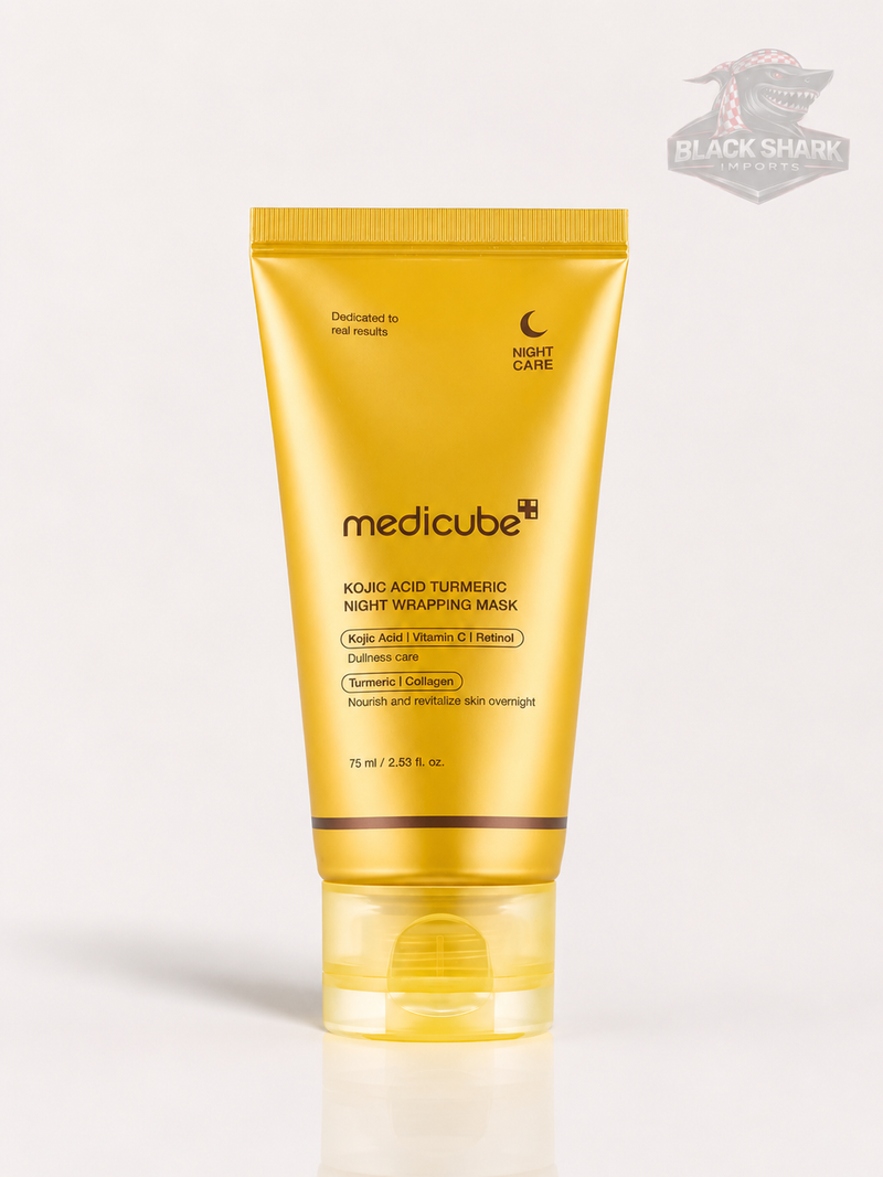 Máscara Facial Medicube Kojic Acid Turmeric Night Wrapping Mask de 75 ml