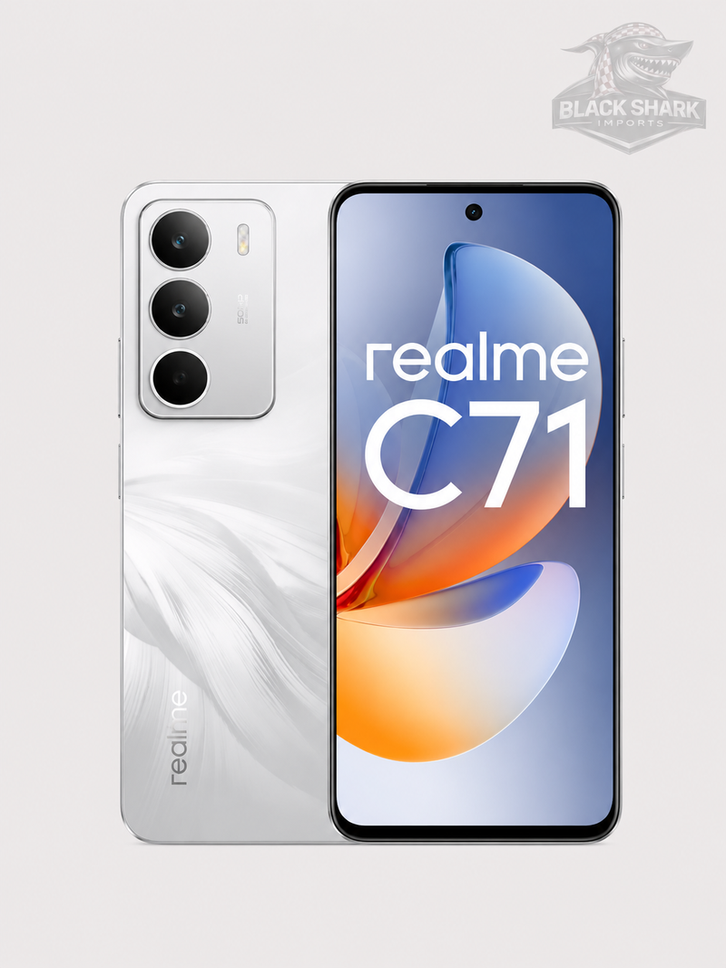 Celular realme C71 RMX5303 Dual SIM de 256GB 8GB RAM de 6.67" 50MP 5MP - White Swan (Anatel)