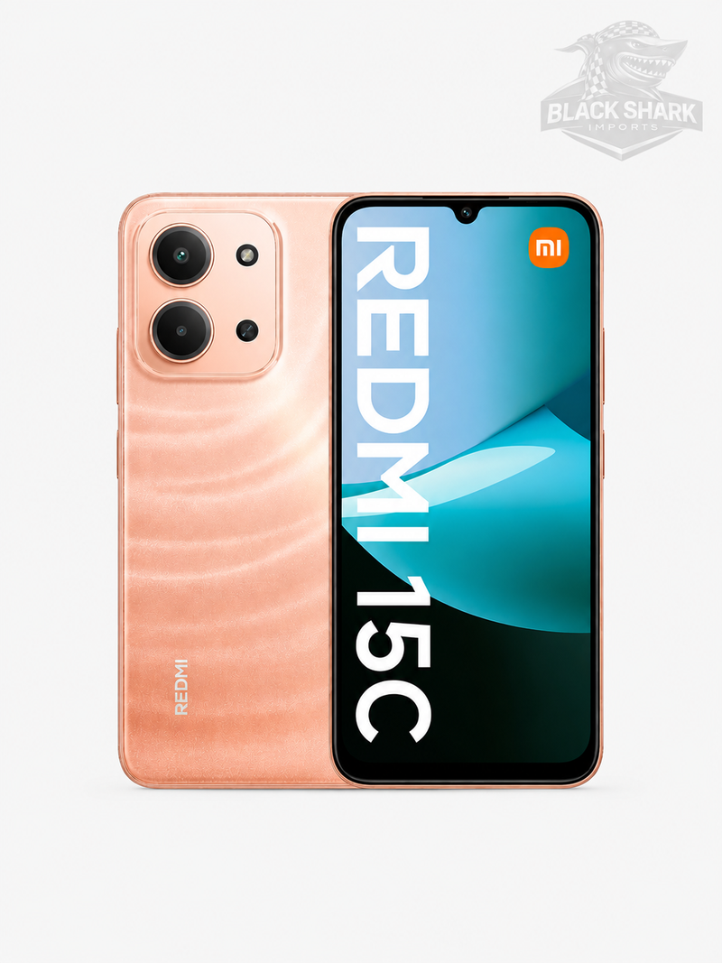 Celular Xiaomi Redmi 15C NFC Dual SIM de 128GB 4GB RAM de 6.9" 50MP 8MP - Twilight Orange (Global) (CX Slim)